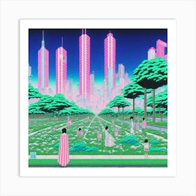 Pixel Art 1 Art Print