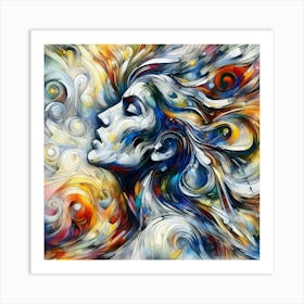 Abstract Of A Woman 10 Art Print