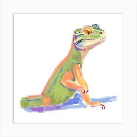 Bearded Dragon Lizard 02 Art Print