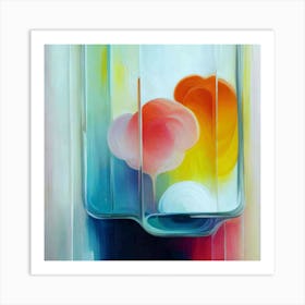 Abstract painting art 50 Art Print