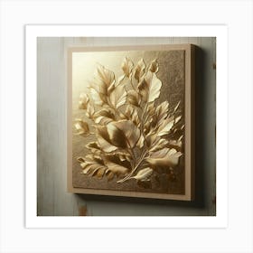 Gold Leaf Art Print