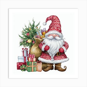 Santa Claus Art Print