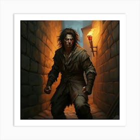 Tomb Man Art Print