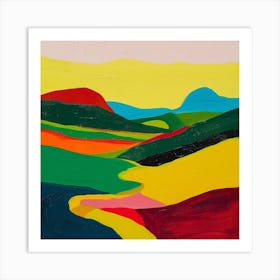 Abstract Travel Collection Ethiopia 3 Art Print