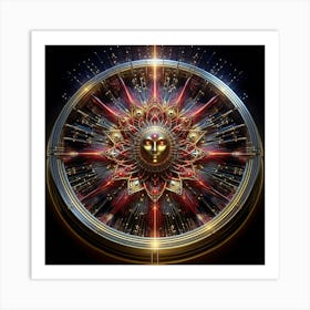 Sun Wheel Art Print