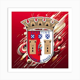 S.C. Braga Logo Wall Art 12 Art Print