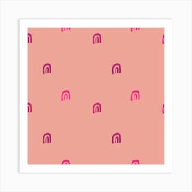 Pink On Pink Rainbow Art Print