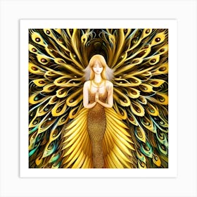 Golden Angel Art Print