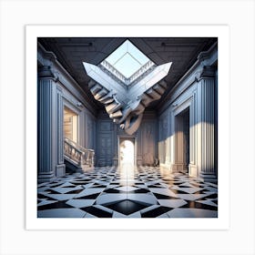 Ethereal Architecture Art Print