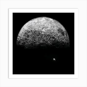 Moon From Space Art Print