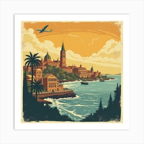 Vintage Travel Poster Art Print