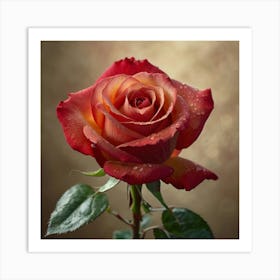 Red Rose 1 Art Print