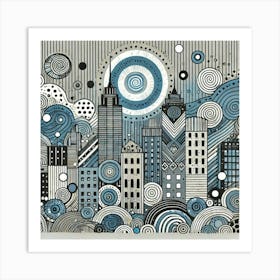 Cityscape 6 Art Print