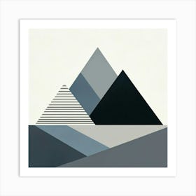 'The Mountains' Art Print