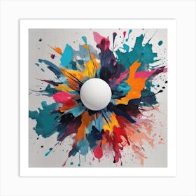 Abstract Painting 14 Art Print