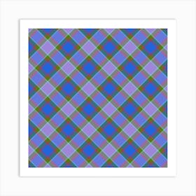 Plaid Fabric Art Print