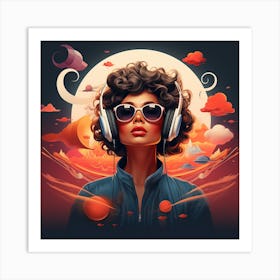 CalmingFacade Music Icon 10 Art Print