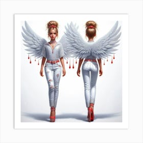 Angel Wings 14 Art Print