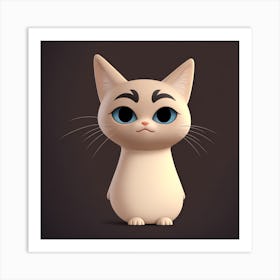 Cute Cat 1 Art Print