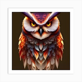 Owl 1 Art Print