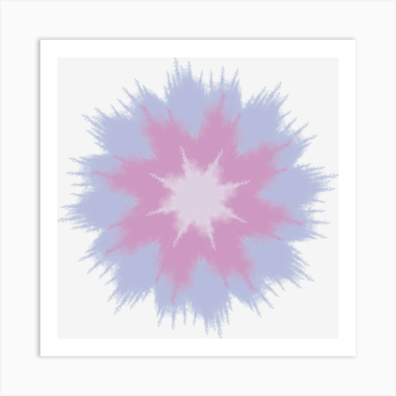 Fractal Flower 1 Art Print by Tārā Design Studio