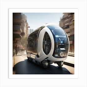 Futuristic Train 8 Art Print