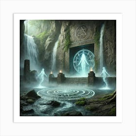 Hidden Caves Art Print