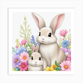 Rabbit luck Art Print