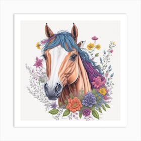 Horse Charms  Art Print