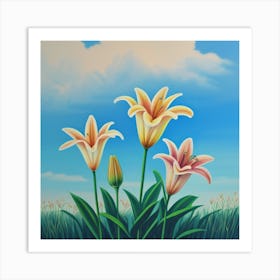 Lily Painting 2 Art Print