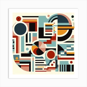 Block Pattern Art Print