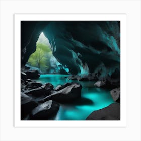 Caves view Art Print