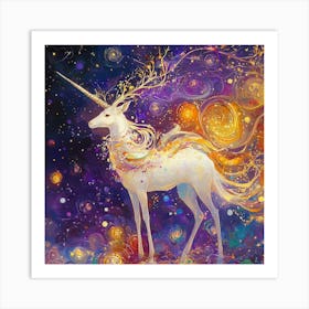 Magical Unicorn Art Print