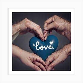 Love Hands Art Print