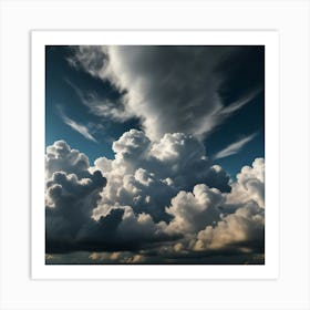 Cloudy Sky 2 Art Print