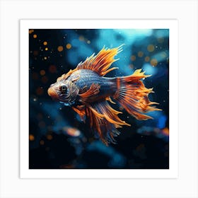 Siamese Catfish Art Print