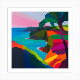 Abstract Travel Collection Barbados 3 Art Print