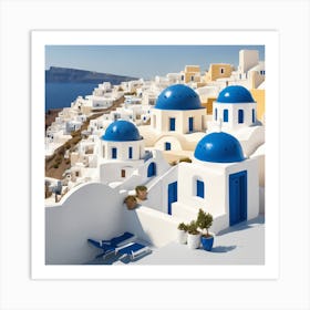 Oia, Greece 3 Art Print