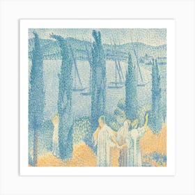 Cypresses Art Print