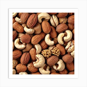 Nuts And Seeds 6 Art Print