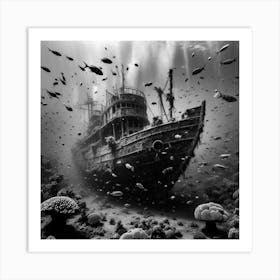 Shipwreck 1 Art Print