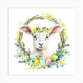 Easter Lamb Art Print