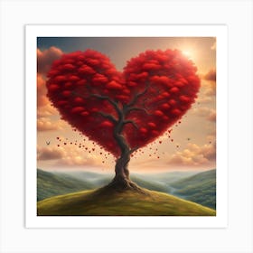 Heart Tree 2 Art Print