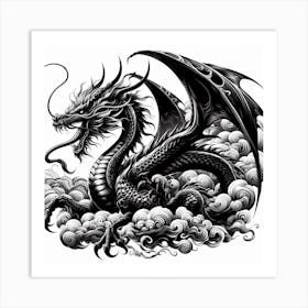 Dragon art Art Print