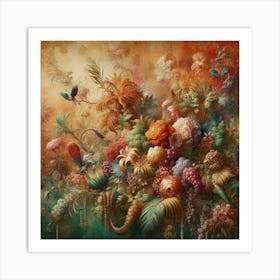 'Flora And Fauna' Art Print