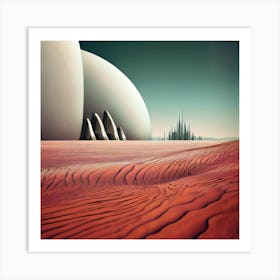 Desert Landscape 2 Art Print