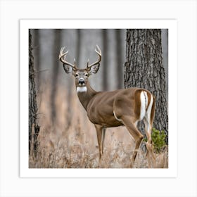 Whitetail Deer 2 Art Print