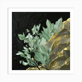 'Gold Leaf' Art Print