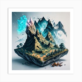 Mountain Landscape Art Print