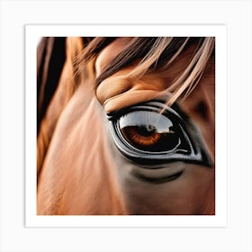 Eye Of A Horse 20 Art Print